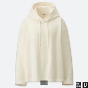 Uniqlo White Hoodie